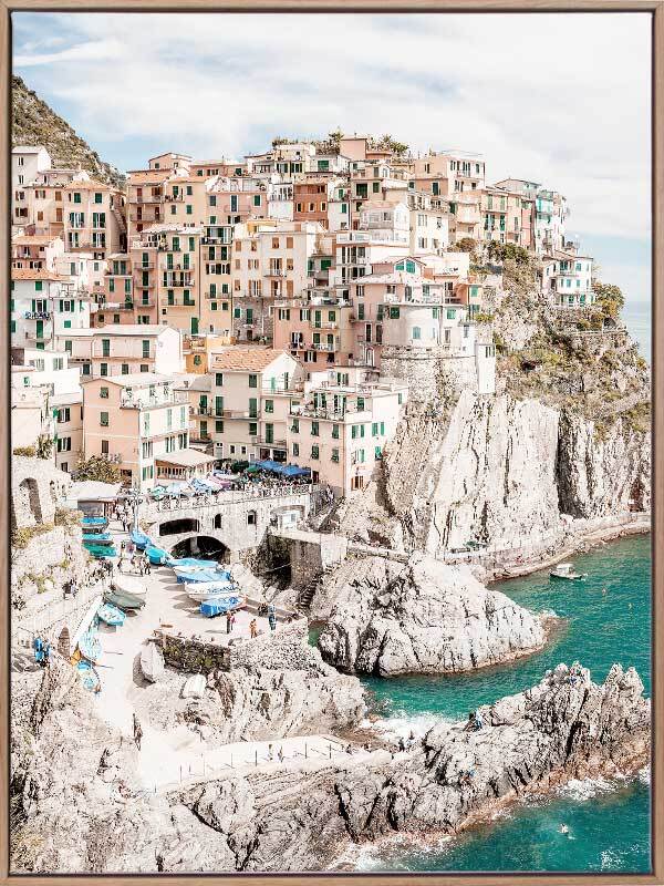 Cliffs of Cinque Terre Canvas Art Print