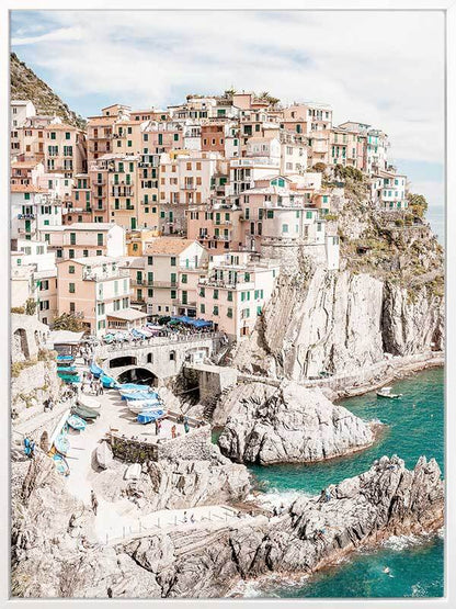 Cliffs of Cinque Terre Canvas Art Print