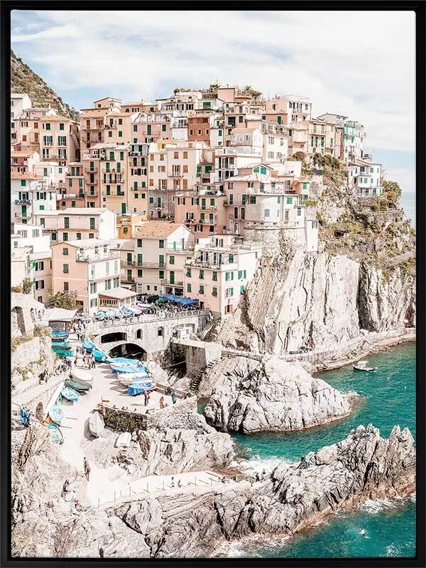 Cliffs of Cinque Terre Canvas Art Print