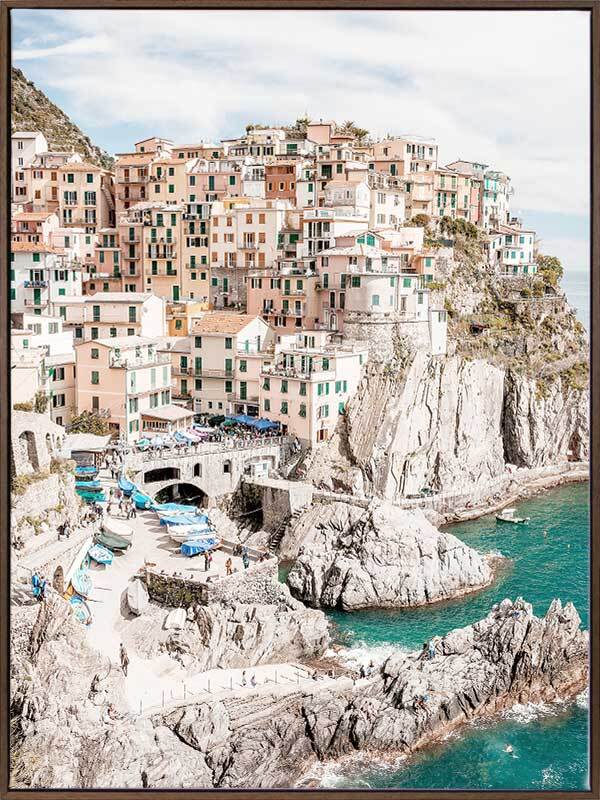 Cliffs of Cinque Terre Canvas Art Print