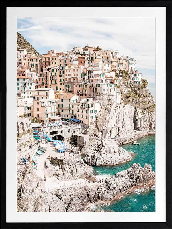 Cliffs of Cinque Terre Framed Art Print