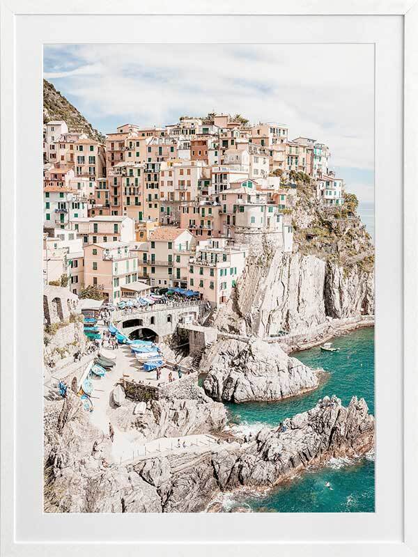 Cliffs of Cinque Terre Framed Art Print