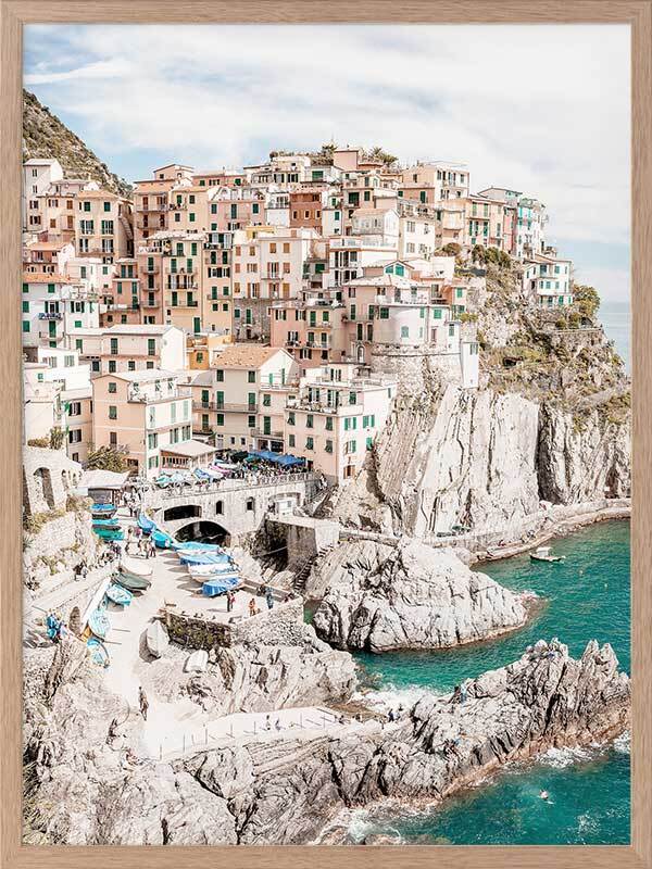 Cliffs of Cinque Terre Framed Art Print