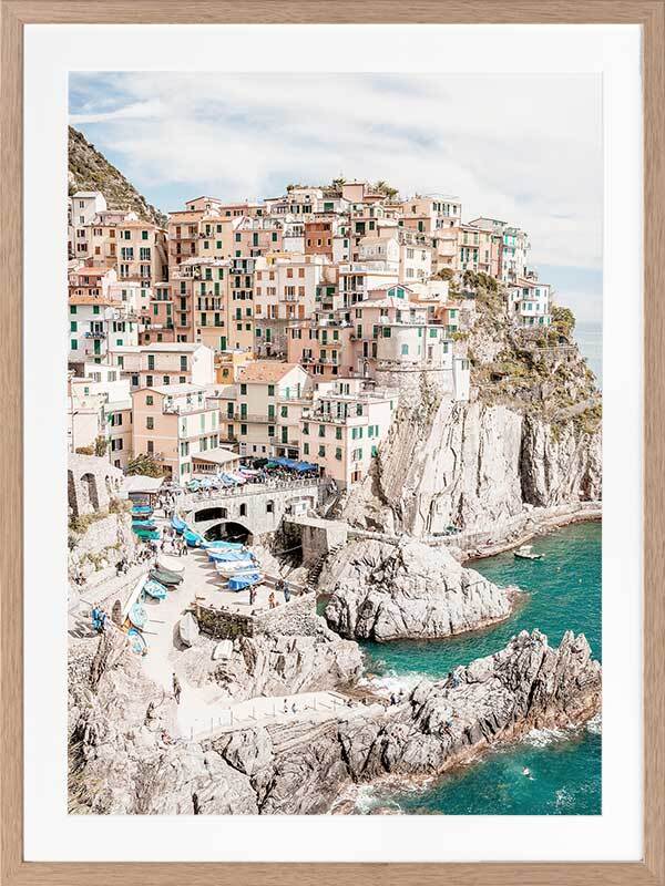 Cliffs of Cinque Terre Framed Art Print