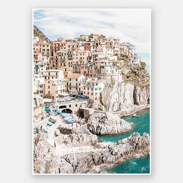 Cliffs of Cinque Terre Unframed Art Print