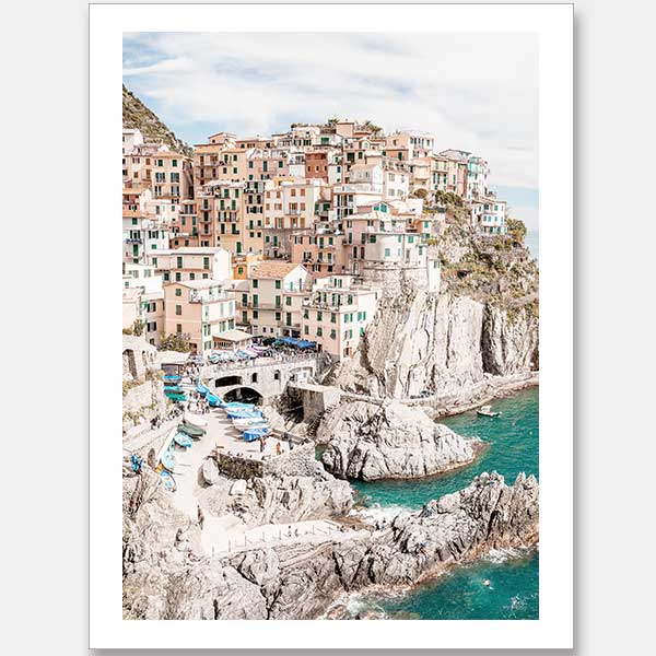Cliffs of Cinque Terre Unframed Art Print