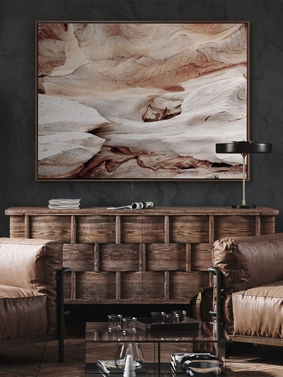 Canyon Wall Canvas Art Print | Lifestyle