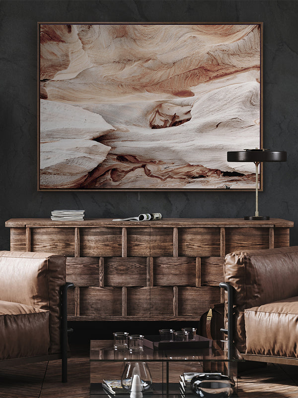 Canyon Wall Canvas Art Print | Lifestyle