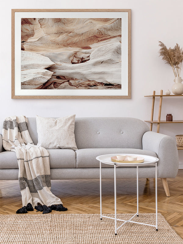 Canyon Wall Framed Art Print | Lifestyle