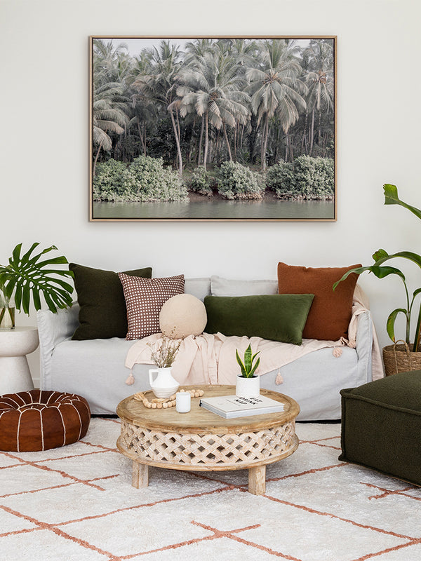 Shady Shoreline Canvas Art Print | Lifestyle