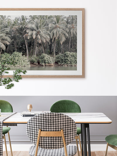 Shady Shoreline Framed Art Print | Lifestyle