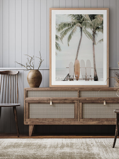 All A-board Framed Art Print | Lifestyle