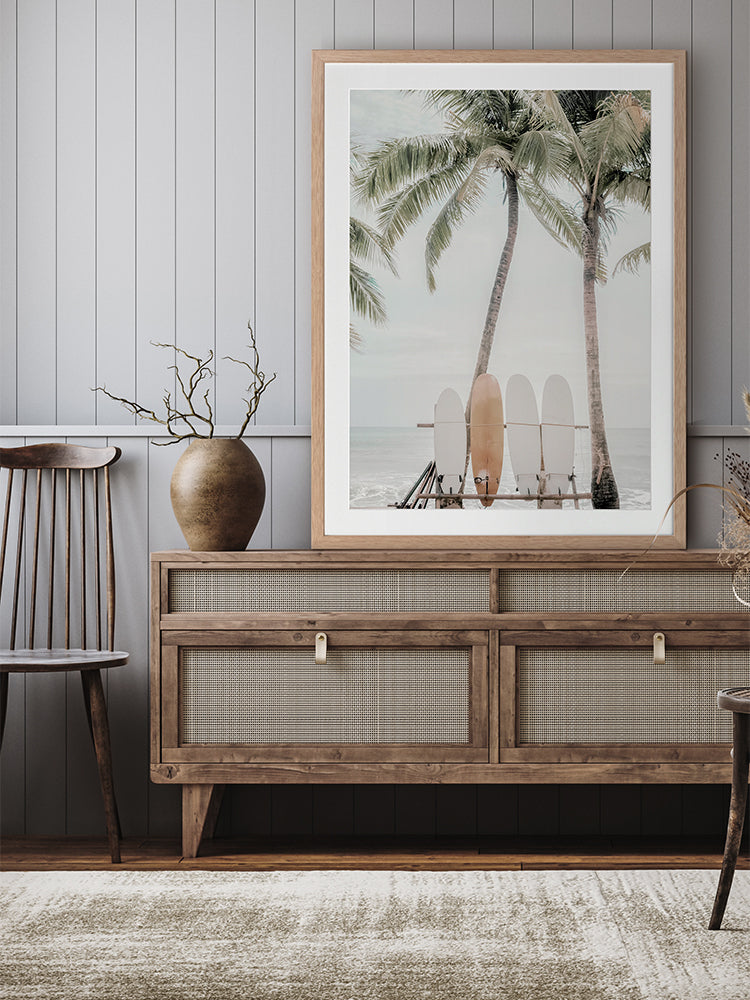 All A-board Framed Art Print | Lifestyle