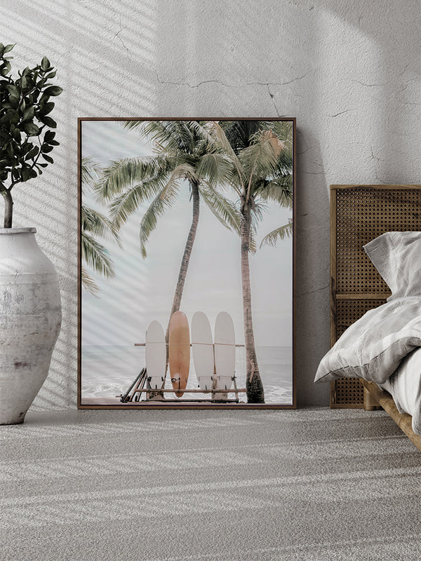 All A-board Canvas Art Print | Lifestyle