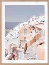 Homes of Thira Framed Art Print