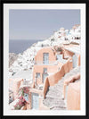 Homes of Thira Framed Art Print