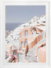 Homes of Thira Framed Art Print