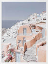 Homes of Thira Framed Art Print