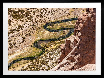 Winding River Framed Art Print