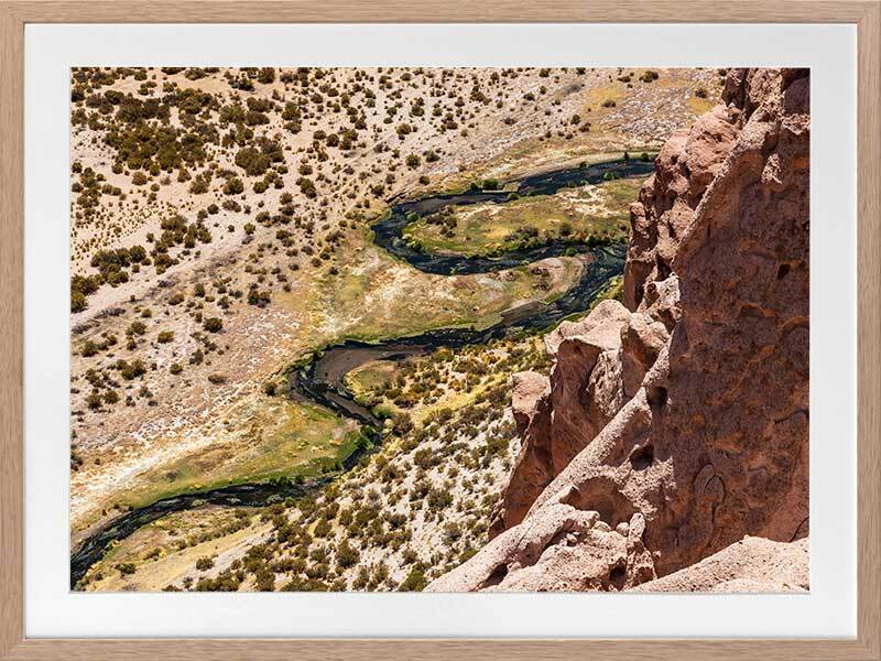 Winding River Framed Art Print