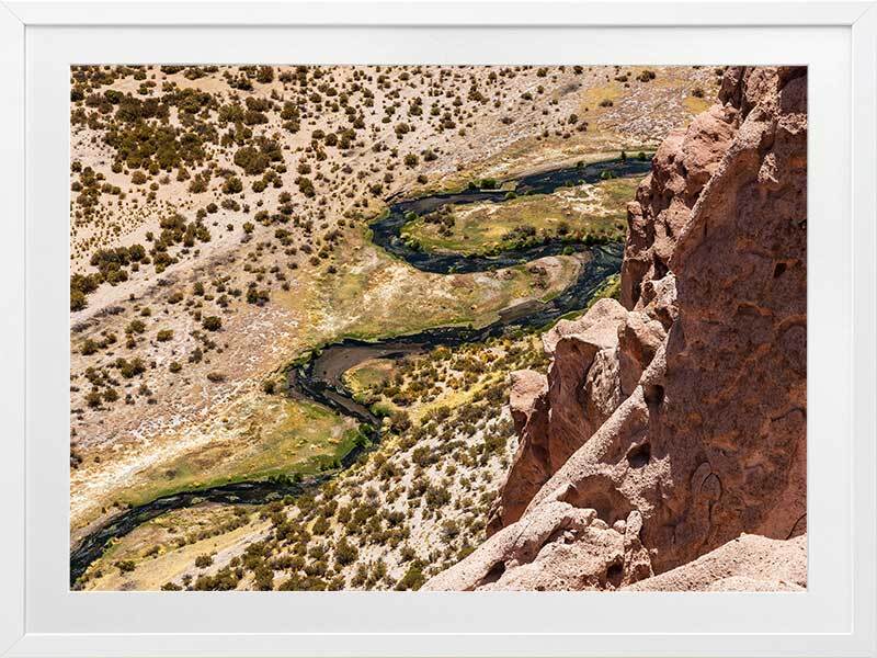 Winding River Framed Art Print