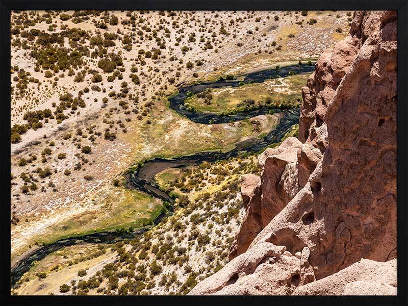 Winding River Framed Art Print