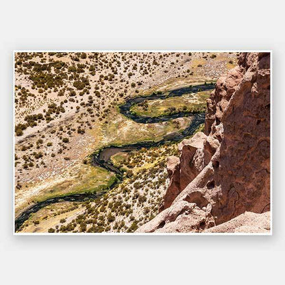 Winding River Unframed Art Print