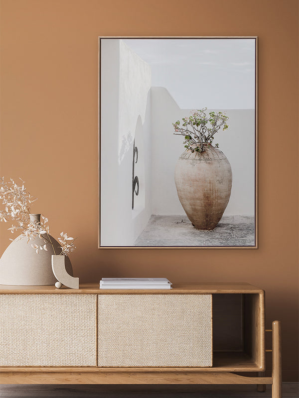 Terracotta Pot Canvas Art Print | Lifestyle