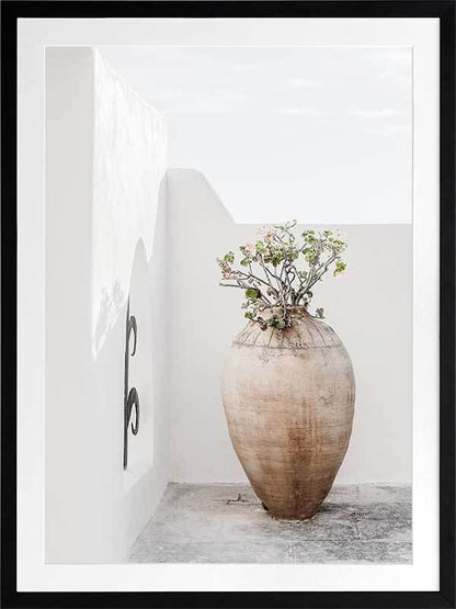 Terracotta Pot Framed Art Print