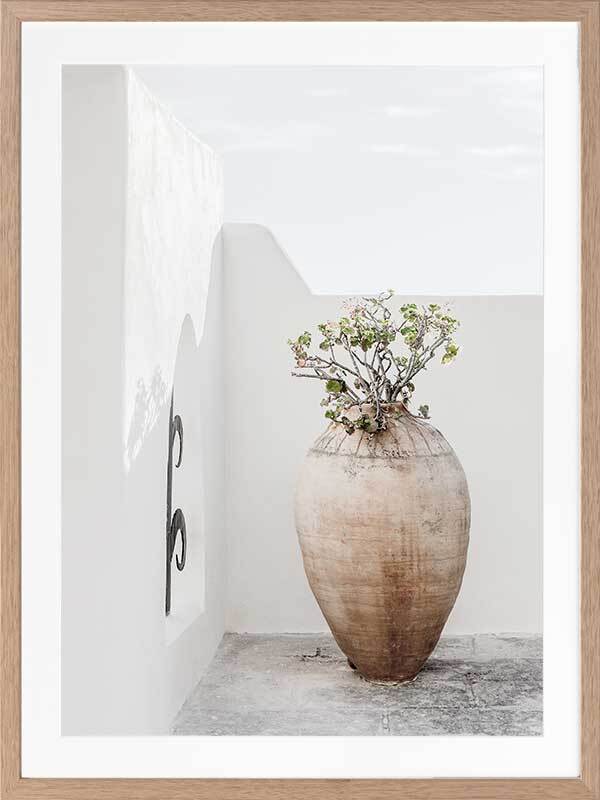 Terracotta Pot Framed Art Print