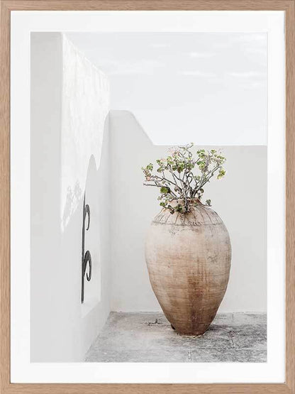 Terracotta Pot Framed Art Print