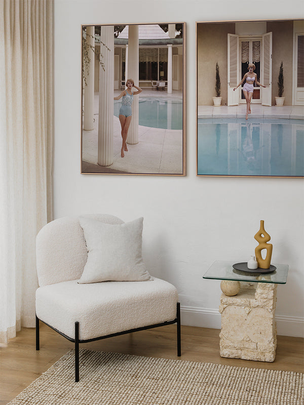 Poolside Glamour I Canvas Art Print | Lifestyle