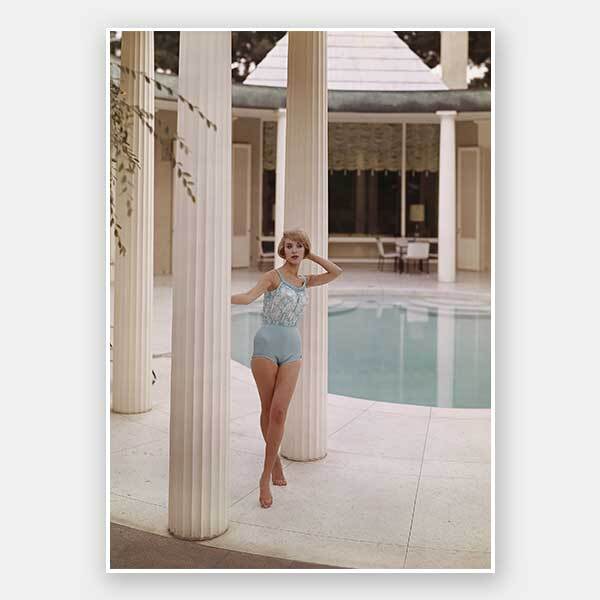 Poolside Glamour I Unframed Art Print