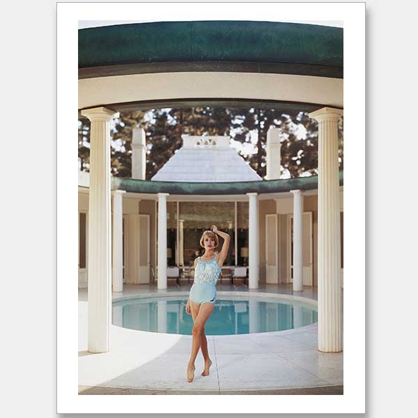 Poolside Glamour II Unframed Art Print