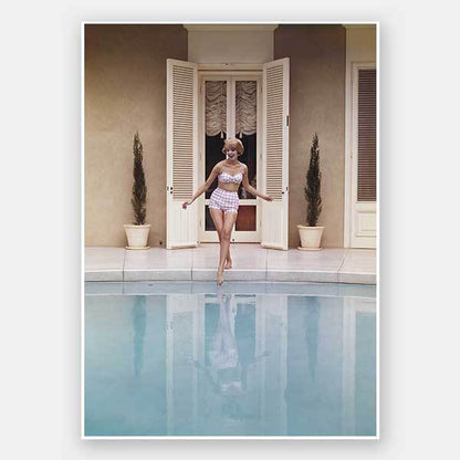 Poolside Glamour III Unframed Art Print