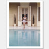 Poolside Glamour III Unframed Art Print