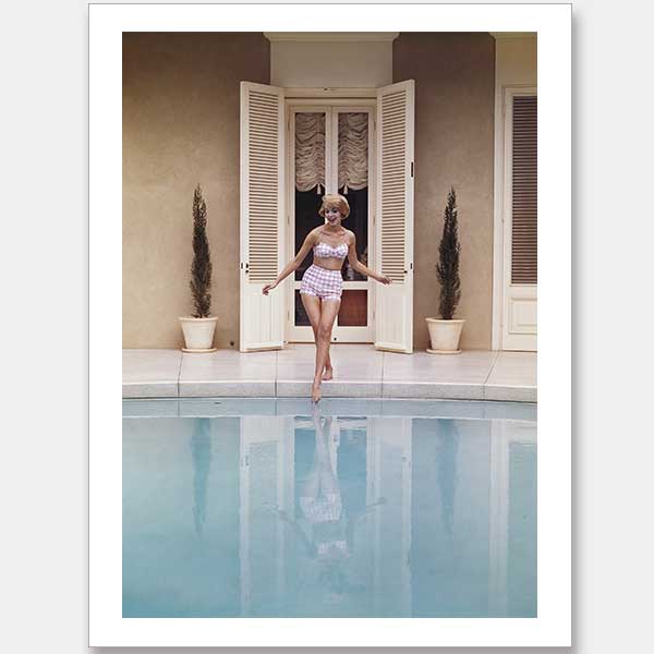 Poolside Glamour III Unframed Art Print