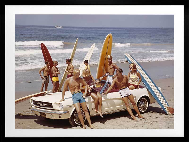 Summer Beach Ride I Framed Art Print