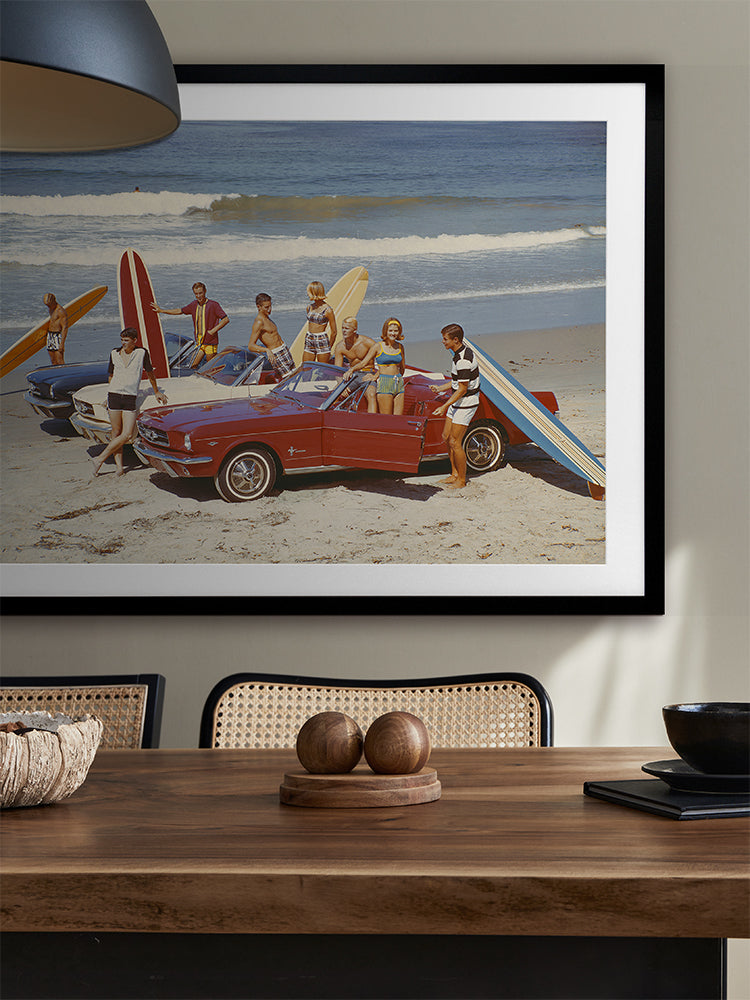 Summer Beach Ride III Framed Art Print | Lifestyle