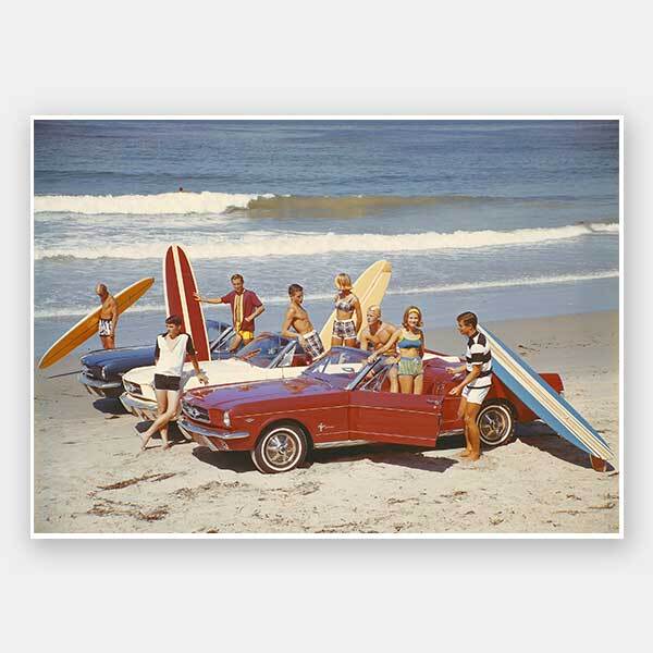 Summer Beach Ride III Unframed Art Print