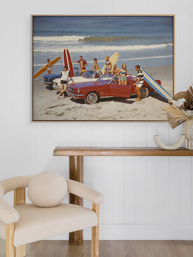 Summer Beach Ride III Canvas Art Print | Lifestyle