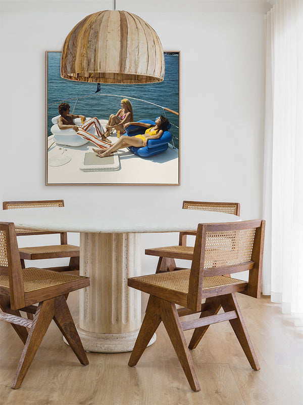 Vintage Boat Cruise Canvas Art Print | Lifestyle