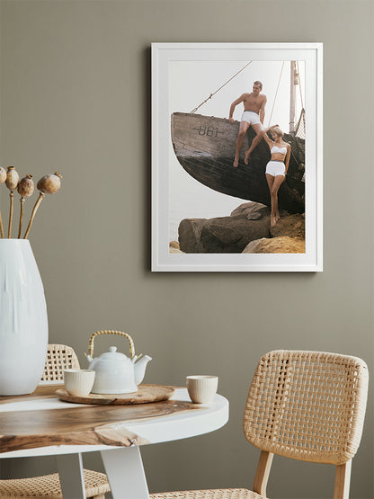 Shipwrecked Framed Art Print