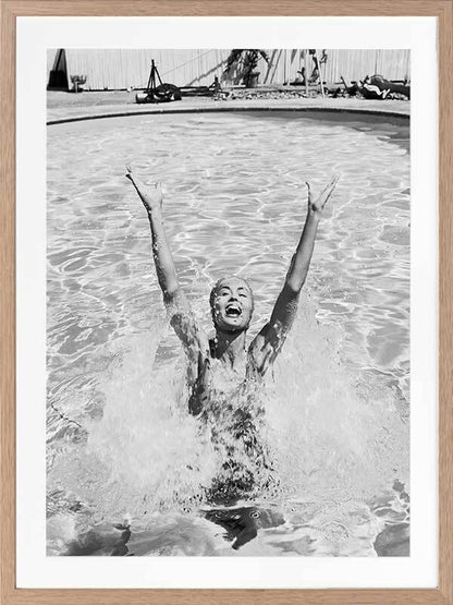 Make a Splash Framed Art Print