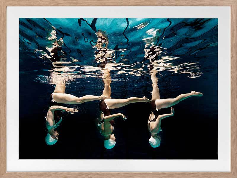 Water Aerobics I Framed Art Print