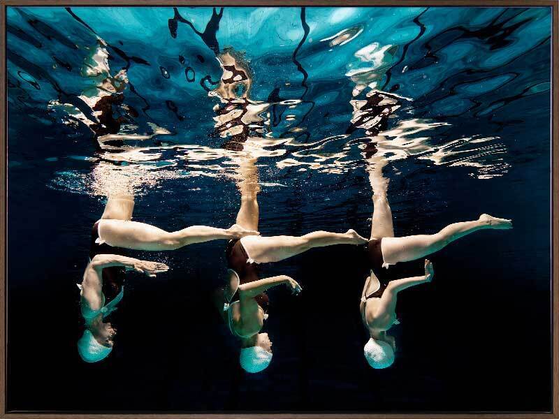 Water Aerobics I Canvas Art Print