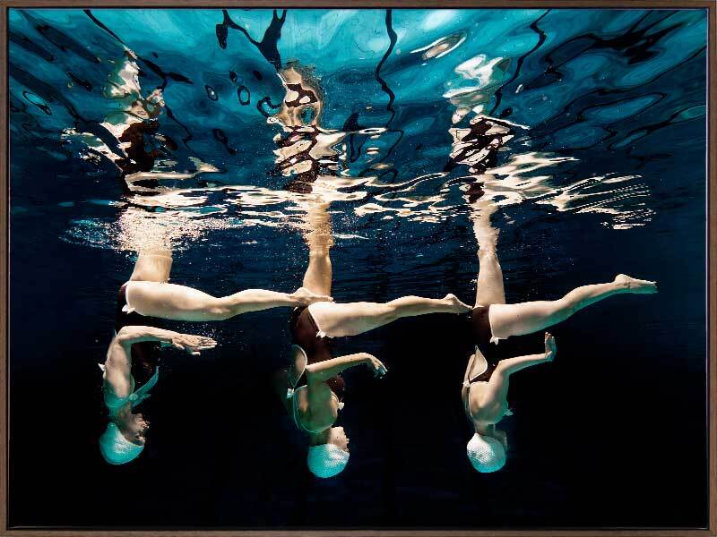 Water Aerobics I Canvas Art Print