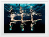 Water Aerobics I Framed Art Print