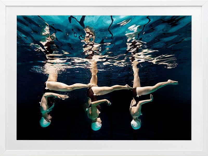 Water Aerobics I Framed Art Print