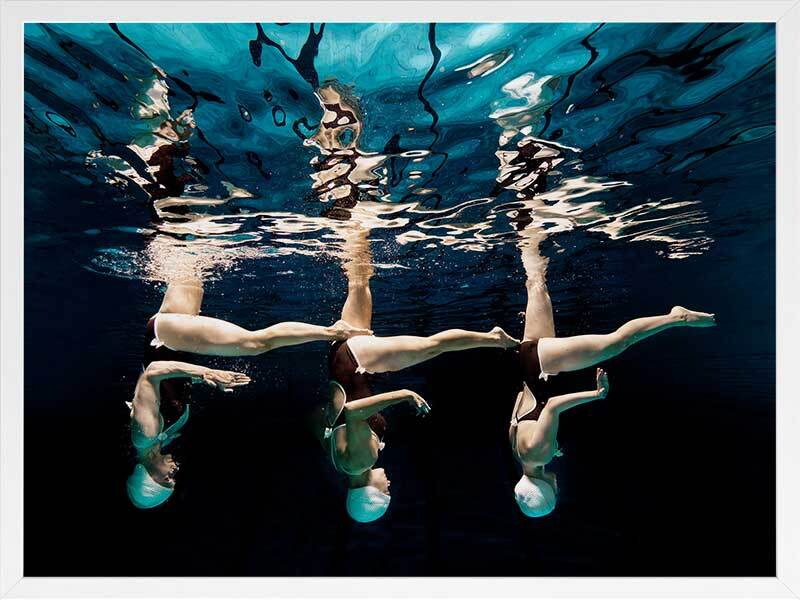 Water Aerobics I Framed Art Print